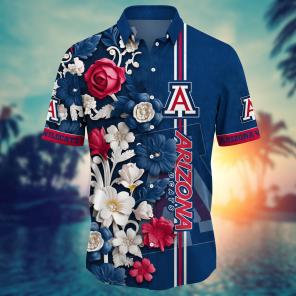 Arizona Wildcats NCAA Flower Hawaii Shirt For Fans Ver 2