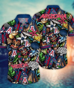 Arizona Wildcats NCAA Flower Hawaii Shirt For Fans Ver 20