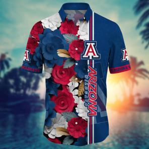 Arizona Wildcats NCAA Flower Hawaii Shirt For Fans Ver 26