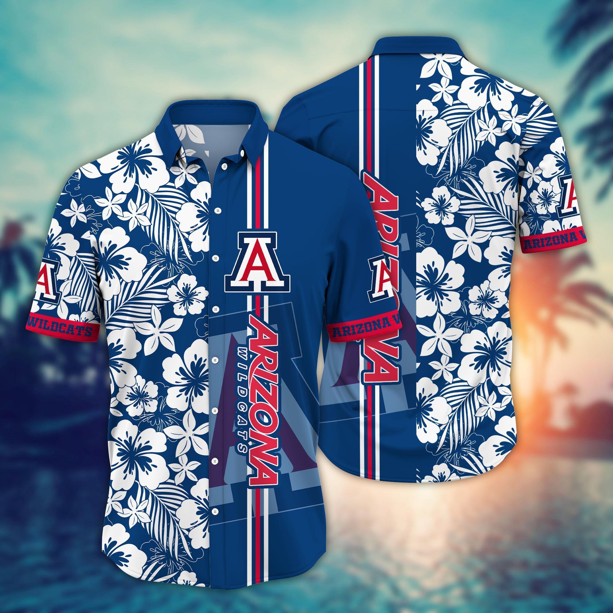 Arizona Wildcats NCAA Flower Hawaii Shirt For Fans Ver 27