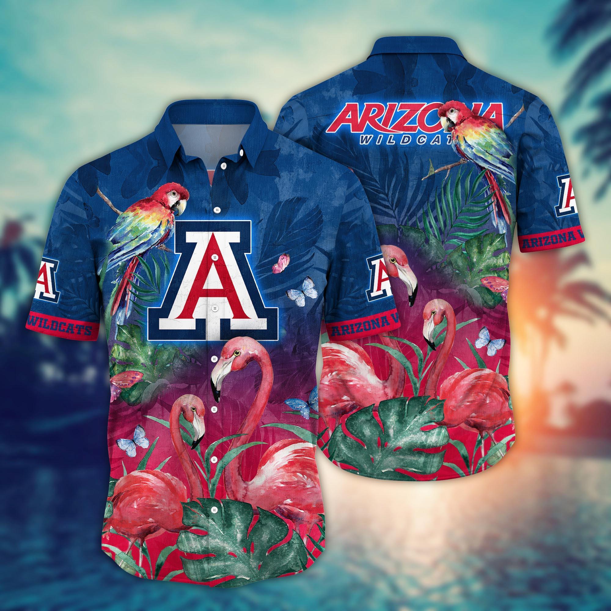 Arizona Wildcats NCAA Flower Hawaii Shirt For Fans Ver 31