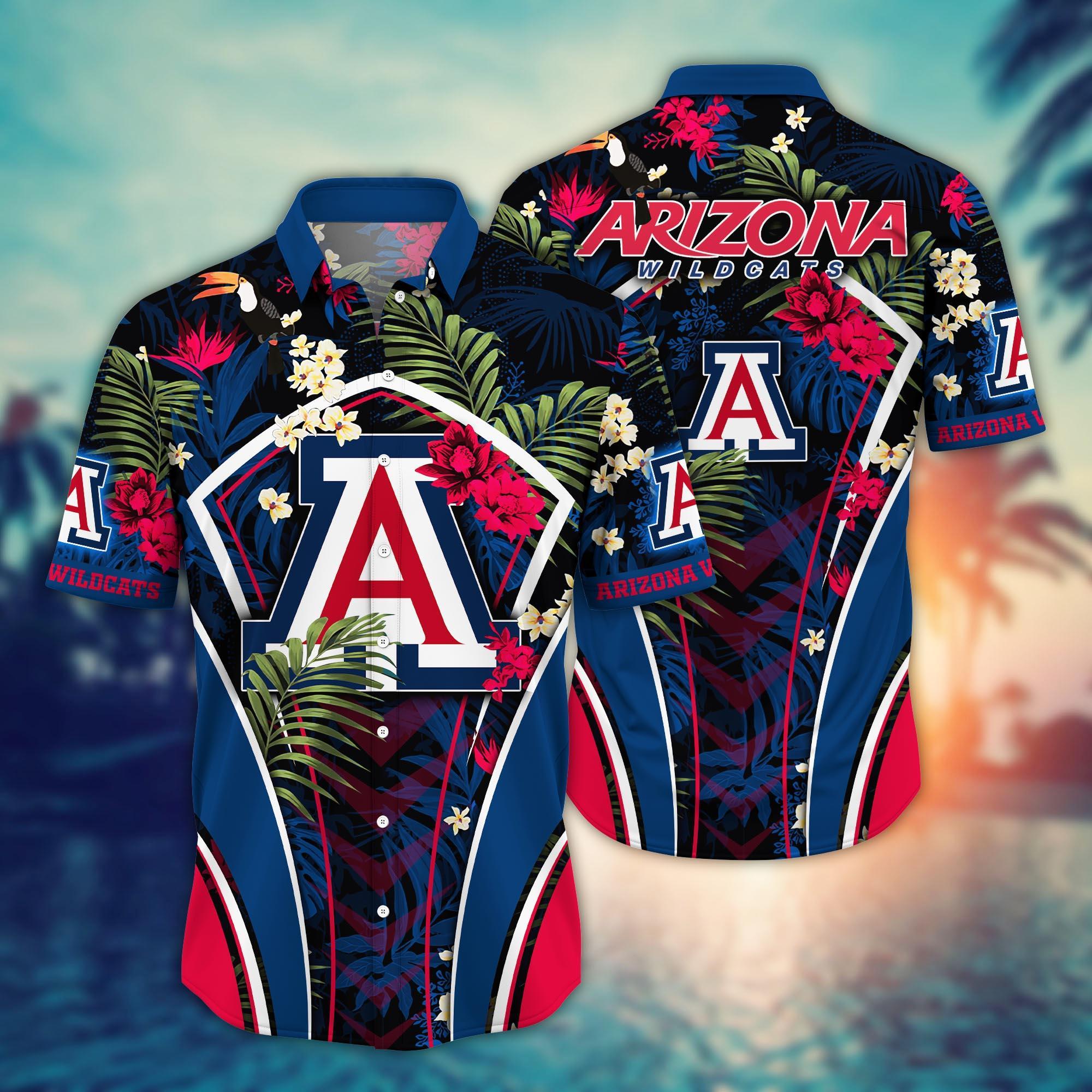 Arizona Wildcats NCAA Flower Hawaii Shirt For Fans Ver 32