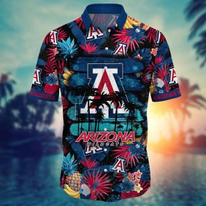 Arizona Wildcats NCAA Flower Hawaii Shirt For Fans Ver 35