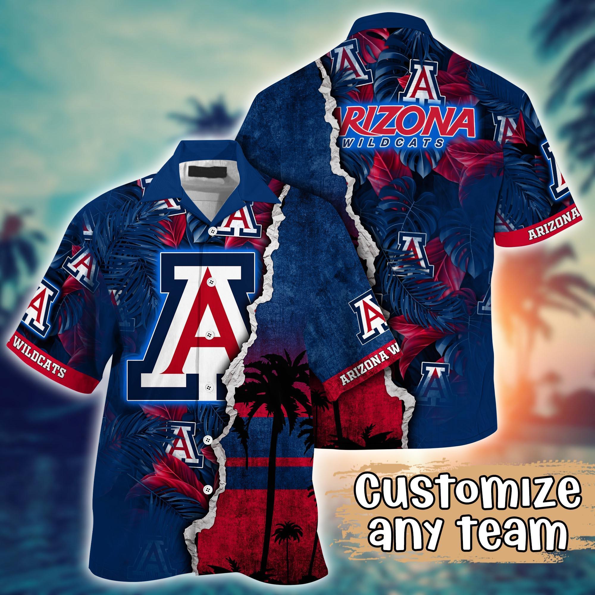 Arizona Wildcats NCAA Flower Hawaii Shirt For Fans Ver 36