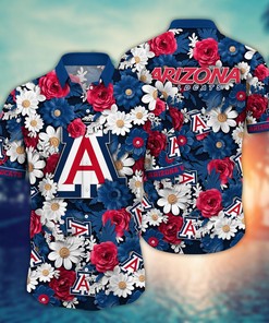 Arizona Wildcats NCAA Flower Hawaii Shirt For Fans Ver 5