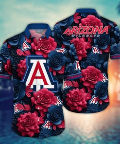 Arizona Wildcats NCAA Flower Hawaii Shirt For Fans Ver 6