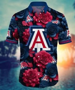 Arizona Wildcats NCAA Flower Hawaii Shirt For Fans Ver 6