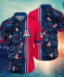 Arizona Wildcats NCAA Flower Hawaii Shirt For Fans Ver 7