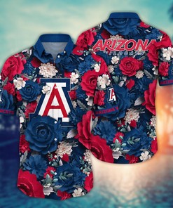 Arizona Wildcats NCAA Flower Hawaii Shirt For Fans Ver 9