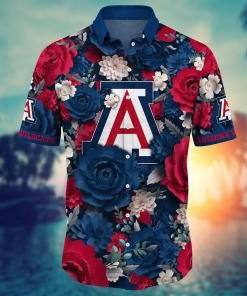 Arizona Wildcats NCAA Flower Hawaii Shirt For Fans Ver 9