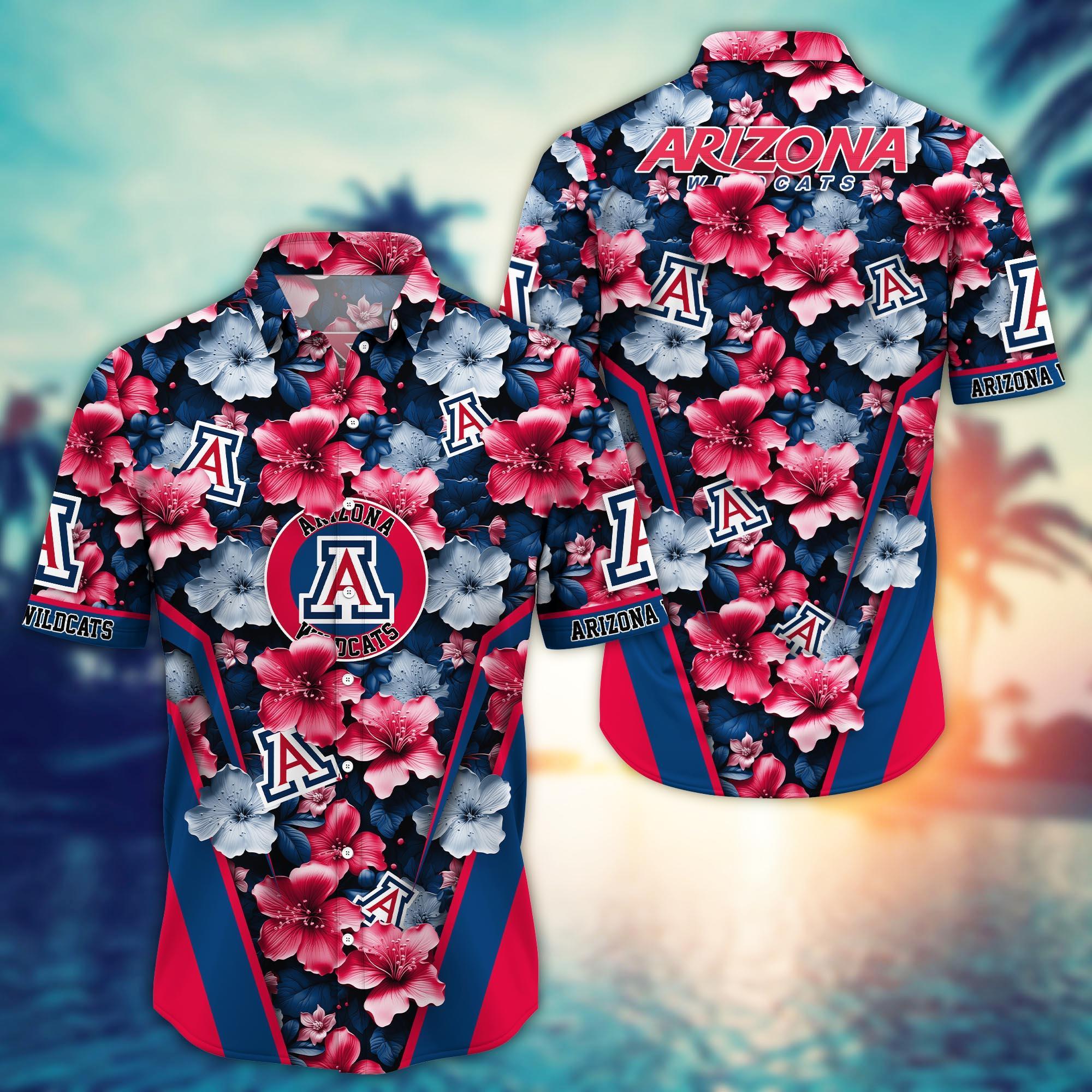 Arizona Wildcats NCAA Hawaiian Shirt, Aloha Shirt Ver 2