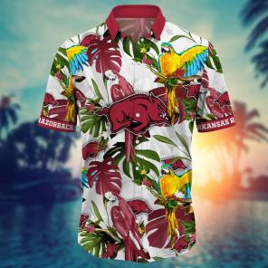 Arkansas Razorbacks NCAA Flower Hawaii Shirt For Fans Ver 1