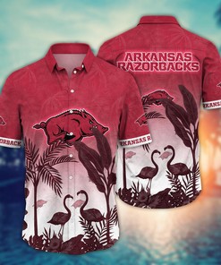 Arkansas Razorbacks NCAA Flower Hawaii Shirt For Fans Ver 10