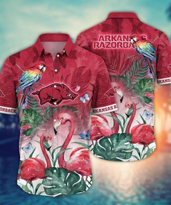 Arkansas Razorbacks NCAA Flower Hawaii Shirt For Fans Ver 11