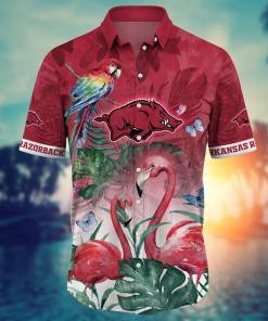 Arkansas Razorbacks NCAA Flower Hawaii Shirt For Fans Ver 11