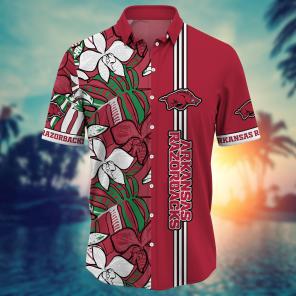Arkansas Razorbacks NCAA Flower Hawaii Shirt For Fans Ver 14