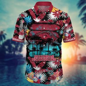 Arkansas Razorbacks NCAA Flower Hawaii Shirt For Fans Ver 15