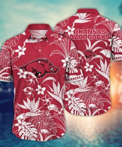Arkansas Razorbacks NCAA Flower Hawaii Shirt For Fans Ver 16