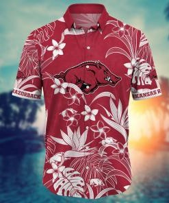 Arkansas Razorbacks NCAA Flower Hawaii Shirt For Fans Ver 16