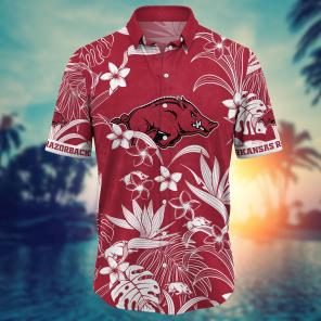Arkansas Razorbacks NCAA Flower Hawaii Shirt For Fans Ver 16