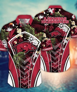 Arkansas Razorbacks NCAA Flower Hawaii Shirt For Fans Ver 17