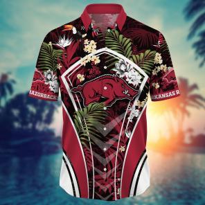Arkansas Razorbacks NCAA Flower Hawaii Shirt For Fans Ver 17