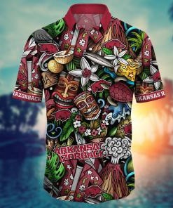 Arkansas Razorbacks NCAA Flower Hawaii Shirt For Fans Ver 18