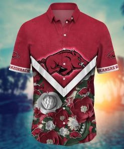 Arkansas Razorbacks NCAA Flower Hawaii Shirt For Fans Ver 19