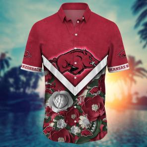 Arkansas Razorbacks NCAA Flower Hawaii Shirt For Fans Ver 19