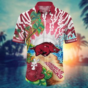 Arkansas Razorbacks NCAA Flower Hawaii Shirt For Fans Ver 2