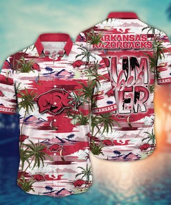Arkansas Razorbacks NCAA Flower Hawaii Shirt For Fans Ver 20