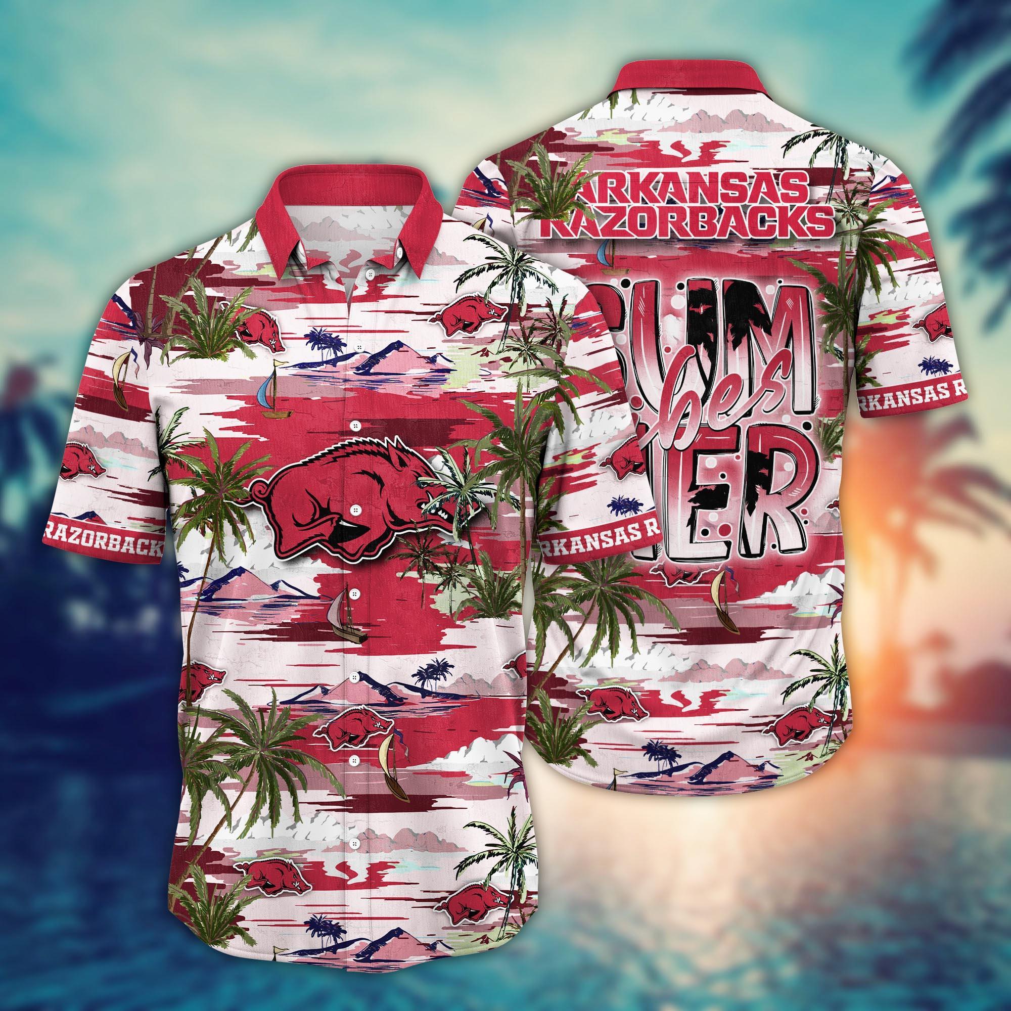 Arkansas Razorbacks NCAA Flower Hawaii Shirt For Fans Ver 20