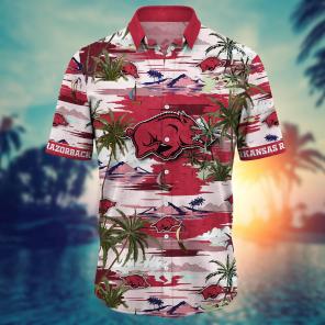 Arkansas Razorbacks NCAA Flower Hawaii Shirt For Fans Ver 20