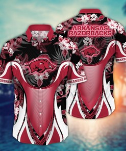 Arkansas Razorbacks NCAA Flower Hawaii Shirt For Fans Ver 23