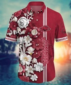 Arkansas Razorbacks NCAA Flower Hawaii Shirt For Fans Ver 24