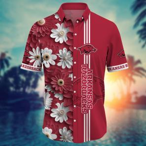 Arkansas Razorbacks NCAA Flower Hawaii Shirt For Fans Ver 26