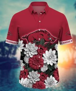 Arkansas Razorbacks NCAA Flower Hawaii Shirt For Fans Ver 27