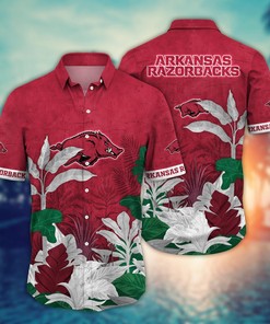Arkansas Razorbacks NCAA Flower Hawaii Shirt For Fans Ver 29