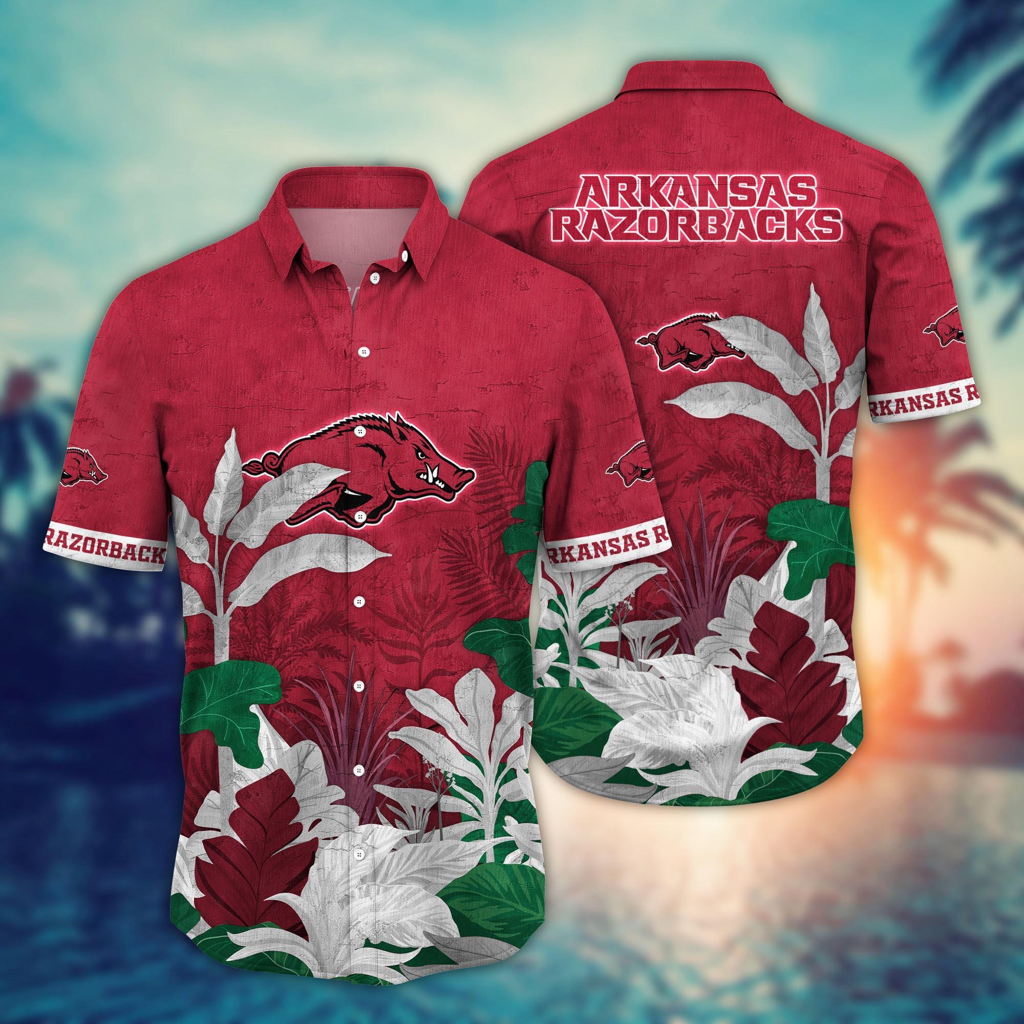 Arkansas Razorbacks NCAA Flower Hawaii Shirt For Fans Ver 29