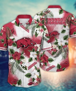 Arkansas Razorbacks NCAA Flower Hawaii Shirt For Fans Ver 30