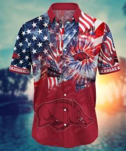 Arkansas Razorbacks NCAA Flower Hawaii Shirt For Fans Ver 32