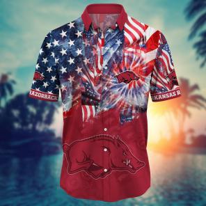 Arkansas Razorbacks NCAA Flower Hawaii Shirt For Fans Ver 32