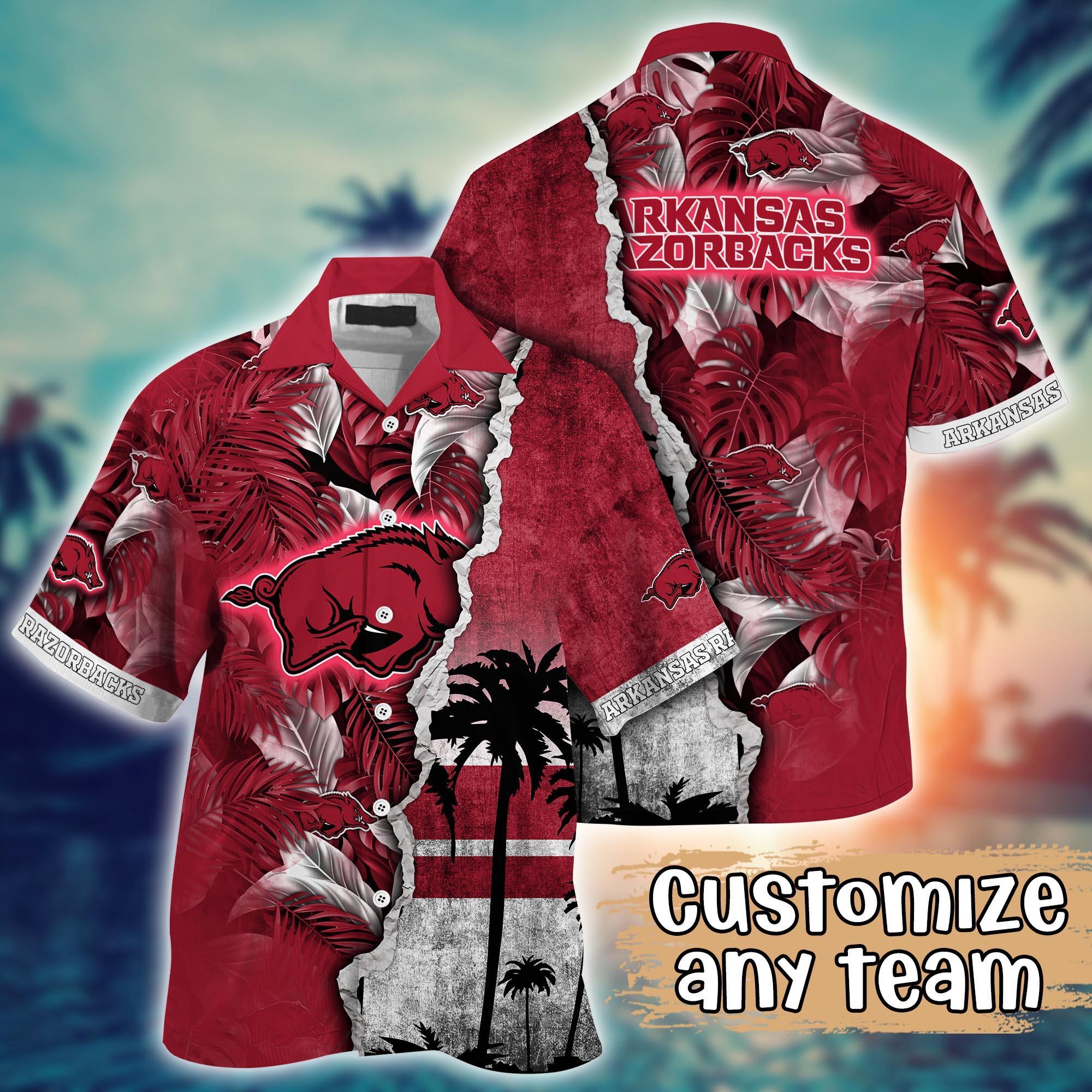Arkansas Razorbacks NCAA Flower Hawaii Shirt For Fans Ver 34