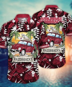 Arkansas Razorbacks NCAA Flower Hawaii Shirt For Fans Ver 35