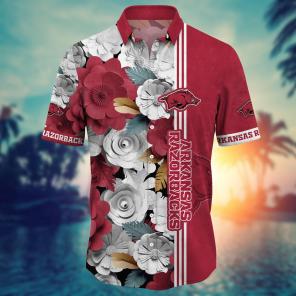 Arkansas Razorbacks NCAA Flower Hawaii Shirt For Fans Ver 36