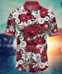 Arkansas Razorbacks NCAA Flower Hawaii Shirt For Fans Ver 4
