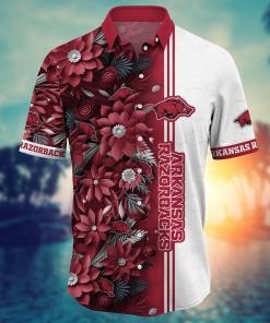 Arkansas Razorbacks NCAA Flower Hawaii Shirt For Fans Ver 5