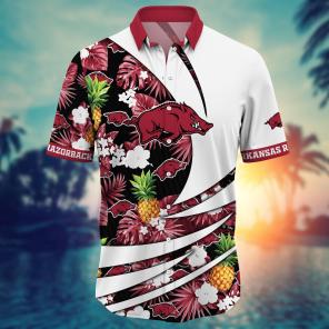 Arkansas Razorbacks NCAA Flower Hawaii Shirt For Fans Ver 6