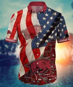 Arkansas Razorbacks NCAA Flower Hawaii Shirt For Fans Ver 9