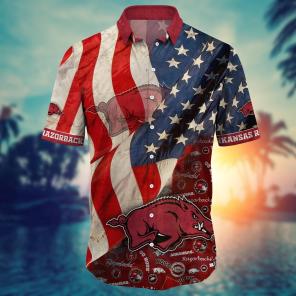 Arkansas Razorbacks NCAA Flower Hawaii Shirt For Fans Ver 9